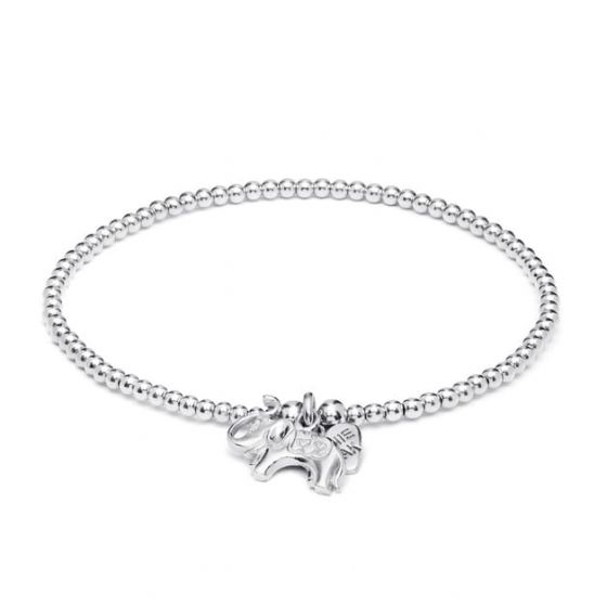 Annie Haak Santeenie Elephant Silver Charm Bracelet B0304-17