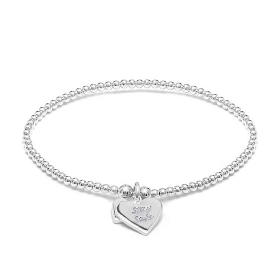 Annie Haak Santeenie Silver Charm Bracelet - Stay Safe