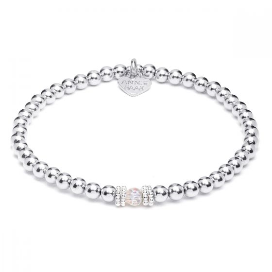 Annie Haak Seri Silver Bracelet with Crystal Bead