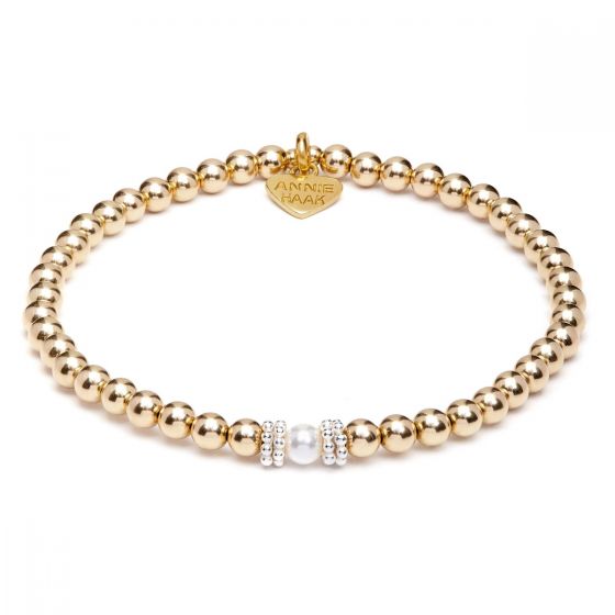 Annie Haak Seri Gold Bracelet with Pearl Bead