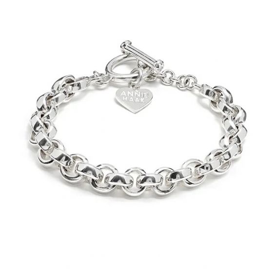 Annie Haak Solid Chain Link Silver Bracelet