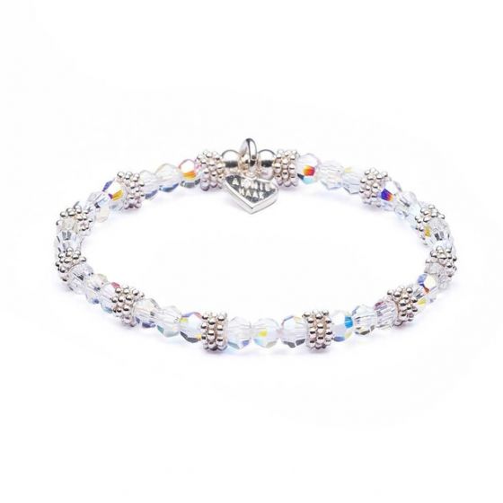 Annie Haak Swarovski Sparkle Silver Bracelet - Crystal AB B0704-17, B0704-19