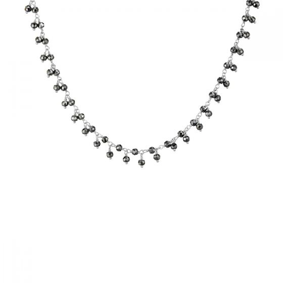 Annie Haak Tempest Silver Necklace - Hematite N0570PR