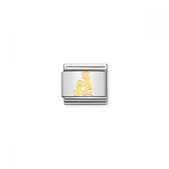 Nomination Classic Aquarius Charm - 18k Gold - 030104/11