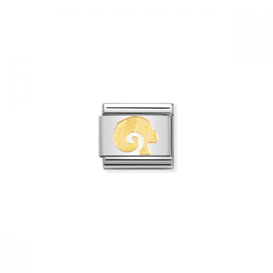 Nomination Classic Aries Charm - 18k Gold 030104/01