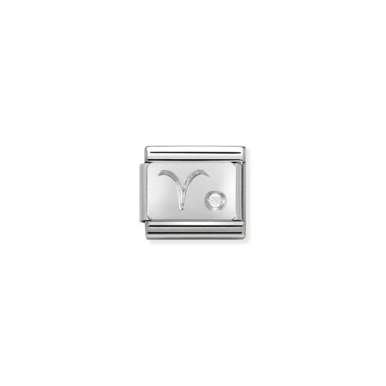 Nomination Silver and Zirconia Classic Aries Charm - 330302/01