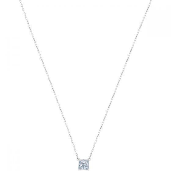 Swarovski Attract Necklace, White, Rhodium Plating 5510696