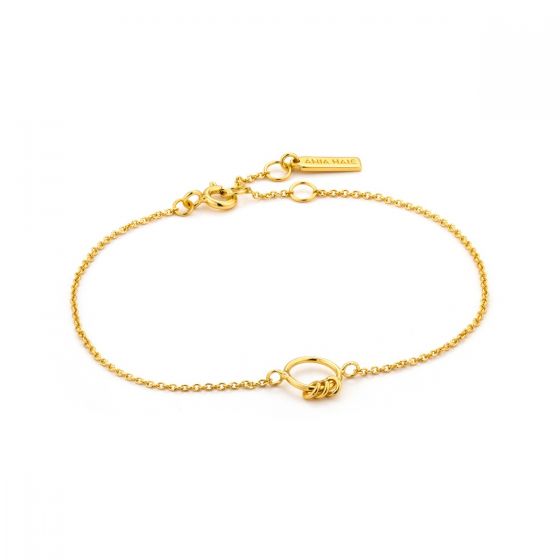 Ania Haie Modern Circle Bracelet - Gold B002-02G