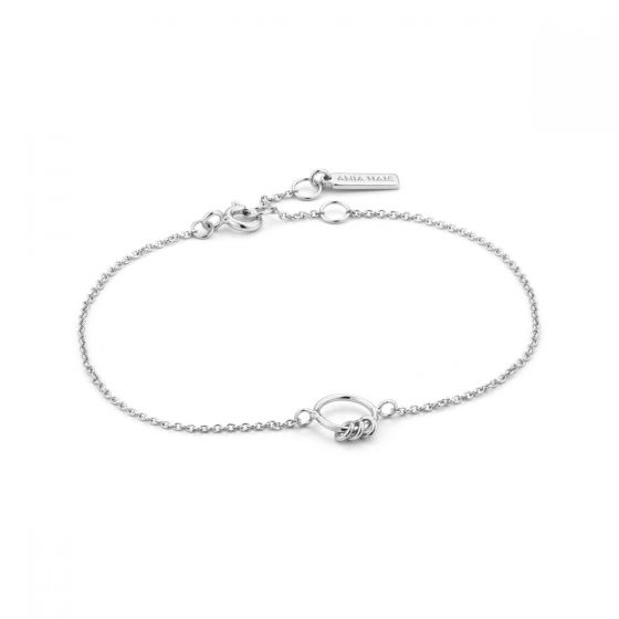 Ania Haie Modern Circle Bracelet Silver B002-02H