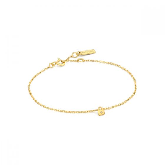 Ania Haie Gold Padlock Bracelet B032-02G
