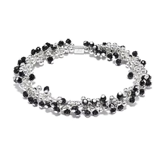 Annie Haak Gotri Silver Bracelet - Black Onyx