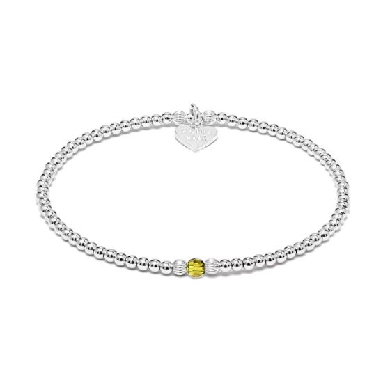 Annie Haak Aster Silver Bracelet - Olivine
