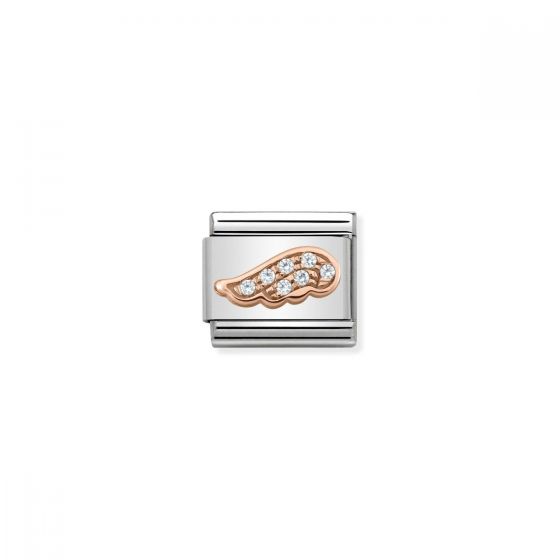 Nomination Rose Gold and Zirconia Wing Charm - 430302/05