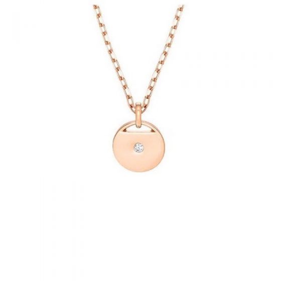 Swarovski Small Pendant Necklace - Rose-gold Plating 5548069