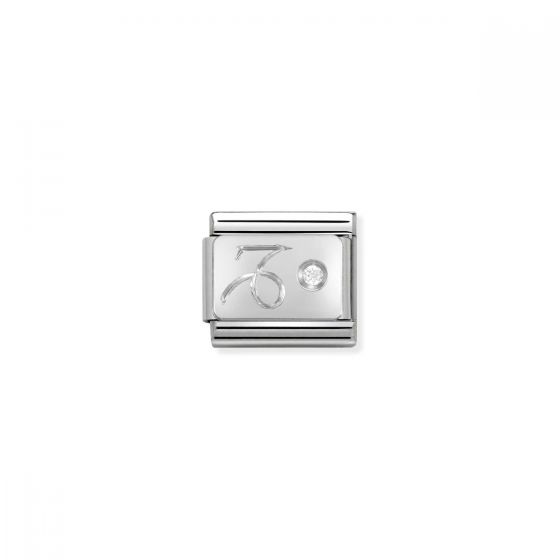 Nomination Silver and Zirconia Classic Capricorn Charm - 330302/10