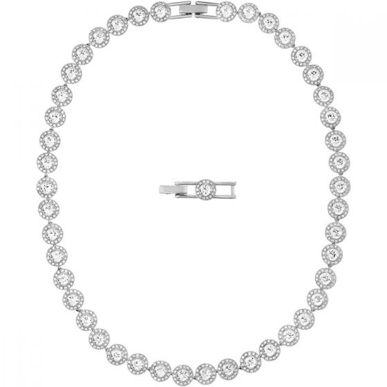 Swarovski Angelic All Around Necklace, White, Rhodium Plating 5117703