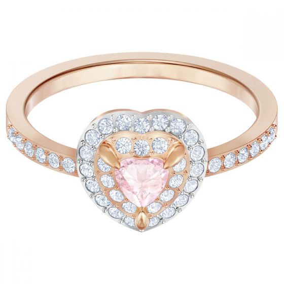 Swarovski One Ring, Multi-Coloured, Rose Gold Plating 5470690, 5439315, 5470692