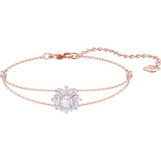 Swarovski  Sunshine Bracelet, White, Rose Gold Plating  5451357