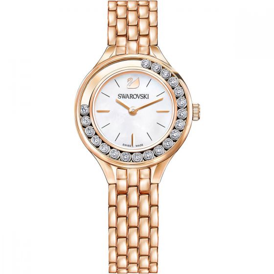 Swarovski Lovely Crystals Mini Watch, Metal Bracelet, Rose Gold Tone 5261496