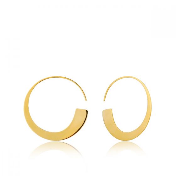 Ania Haie Geometry Slim Hoop Earrings Gold
E005-01G