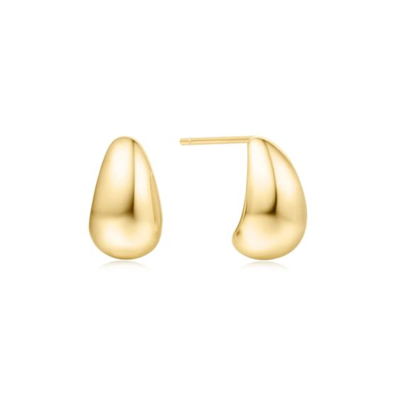 Ania Haie Small Dome Hoop Gold Earrings - E062-05G