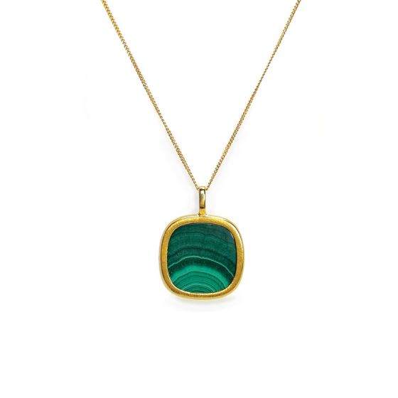 Sarah Alexander Greenwich Village Malachite Pendant