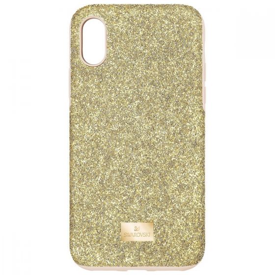 Swarovski High Smartphone Case with Bumper - iPhone XS Max - Gold tone -5533974