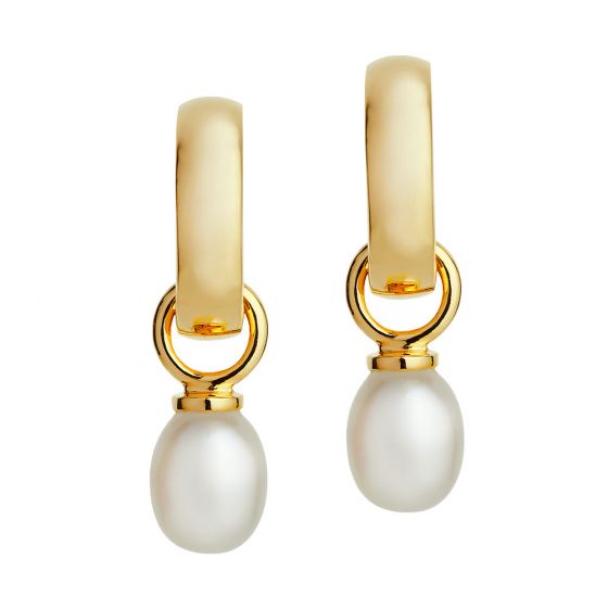 Jersey Pearl VIVA Earrings, Gold VIVAE-YG