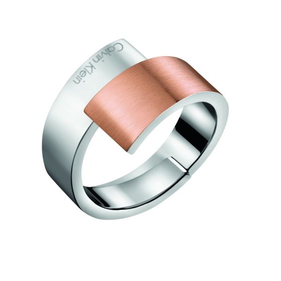 Calvin Klein Intense Ring - Silver and Rose KJ2HPR280107