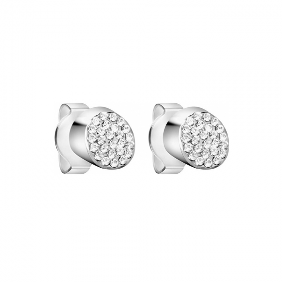 Calvin Klein Brilliant Stainless Steel and Zirconia Stud Earrings KJ8YME040100