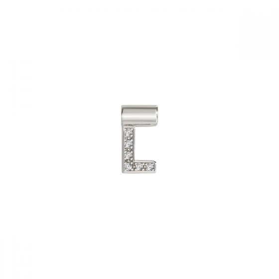 Nomination SeiMia pendant with letter L - Sterling Silver and Zirconia - 147115_012