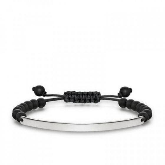 Thomas Sabo Love Bridge Bead and Nylon Men's Bracelet - LBA0002-172-11