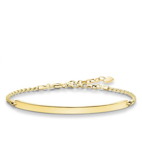 Thomas Sabo Classic Love Bridge Bracelet - 18k Gold Plating - LBA0008-413-12