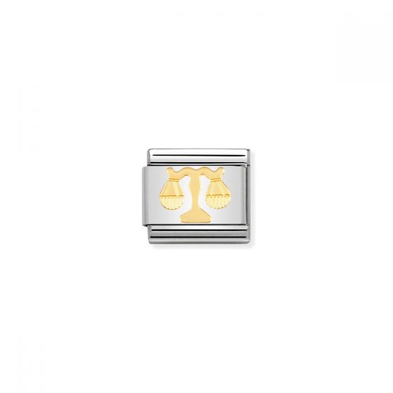 Nomination Classic Libra Charm - 18k Gold - 030104/07