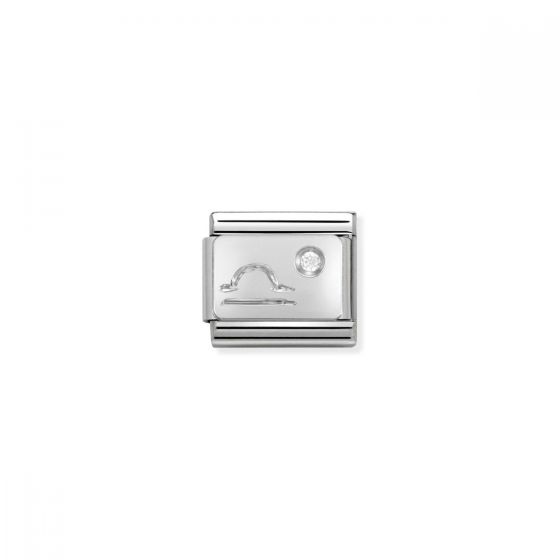 Nomination Silver and Zirconia Classic Libra Charm - 330302/07