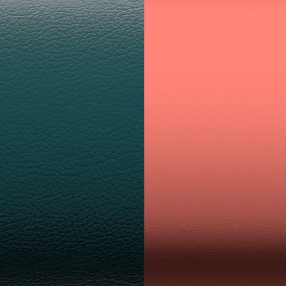 Les Georgettes Reversible Leather Insert - 25mm in Midnight Blue and Metallic Blush