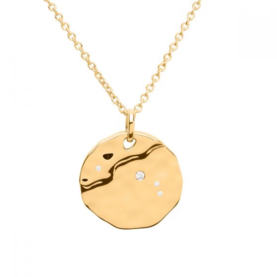 Unique & Co Zodiac Constellation Pendant - Aries in Gold MK-618GO