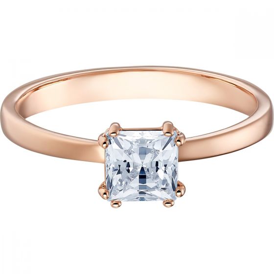 Swarovski Attract Motif Ring, White, Rose Gold Plating 5515776, 5515773, 5515779, 5515777