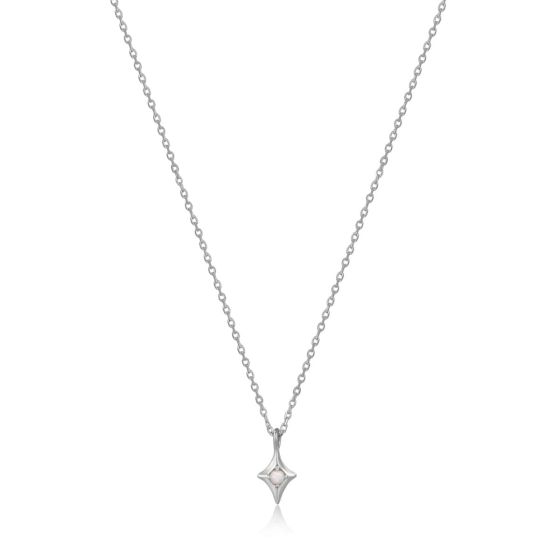 Ania Haie Star Kyoto Opal Pendant Necklace - Silver - N034-01H