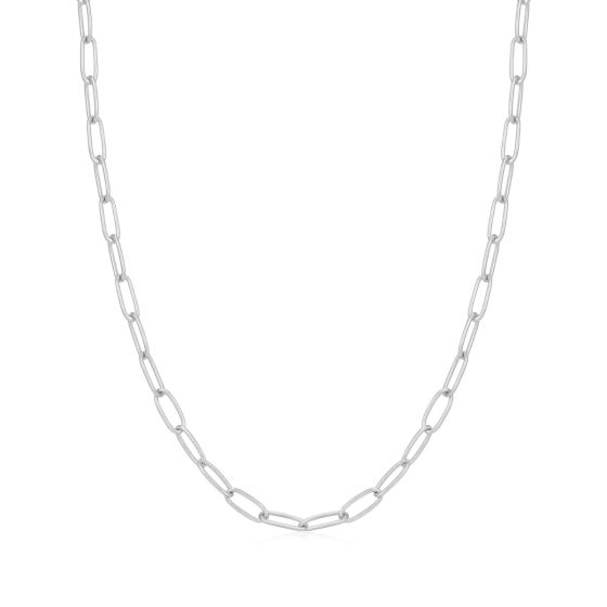 Ania Haie Silver Link Charm Chain Necklace - N048-02H