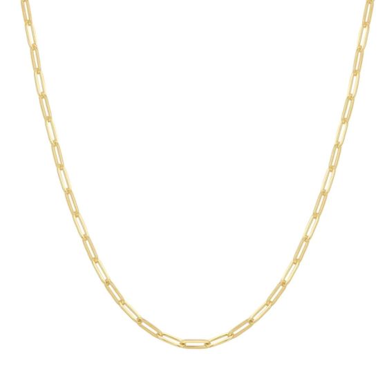 Ania Haie Paper Clip Gold Chain Necklace. Item code N067-04G.