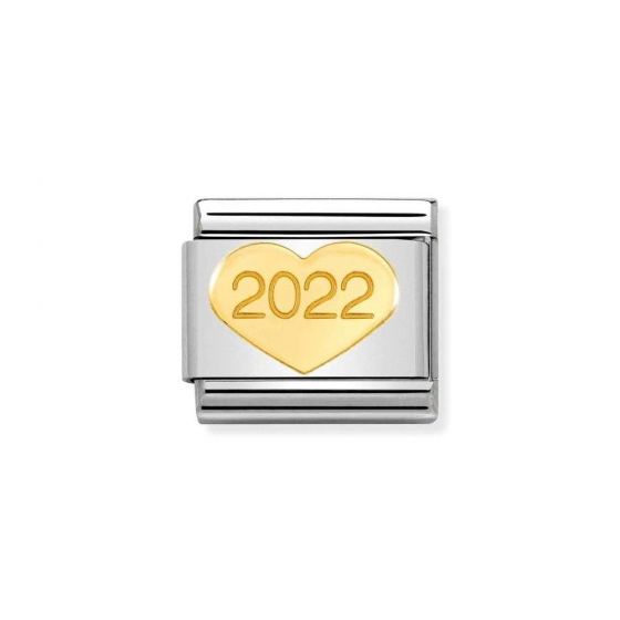 Nomination Classic Gold Heart Charm 2022