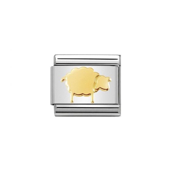 Nomination Classic Gold Animals of the Earth Sheep Charm 030112_35