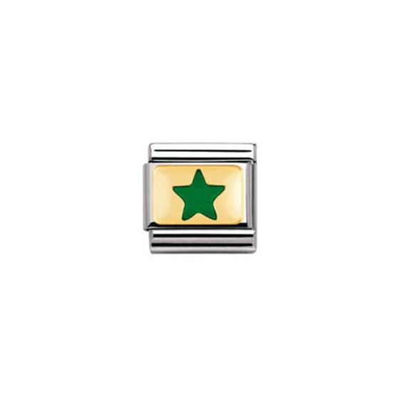 NOMINATION Composable Classic Fun in stainless steel with enamel star - Silver
