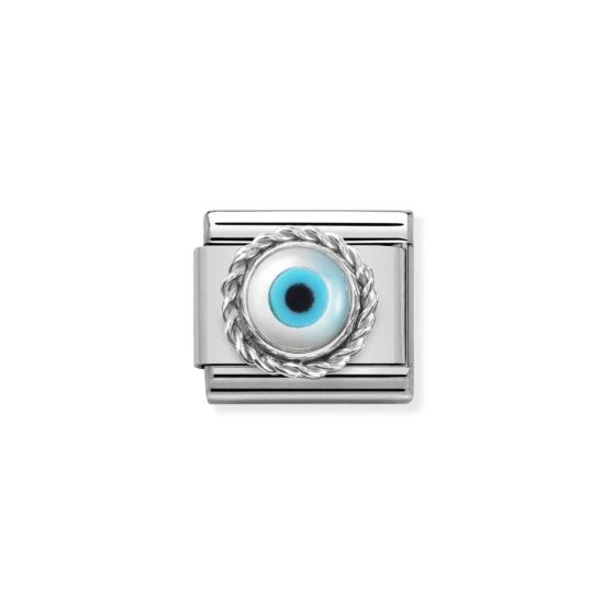 Nomination Classic Silver Greek Eye Charm 330506/18