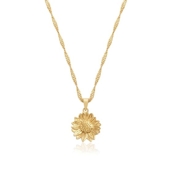 Olivia Burton Sunflower Gold Necklace OBJBFN07