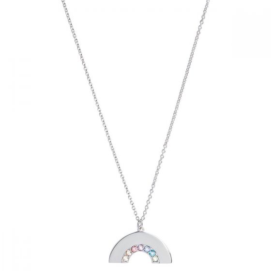 Olivia Burton Rainbow Necklace Silver OBJRBN01