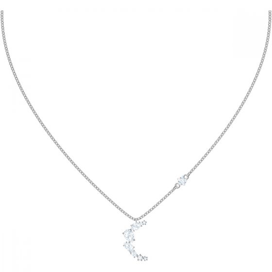 Swarovski Penelope Cruz Moonsun Necklace, White, Rhodium Plating 5508442