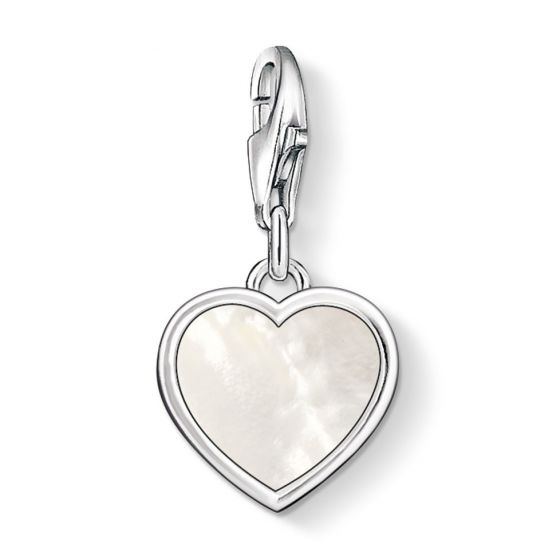 Thomas Sabo Charm Pendant "Mother-of-Pearl-Heart" 0920-029-14