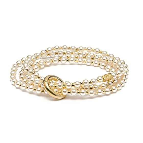 Annie Haak Pearls of Wisdom Gold Looped Bracelet B2220-17